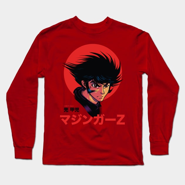 Super Classic Mechas: Crab 01 Long Sleeve T-Shirt by Evil Never Wins